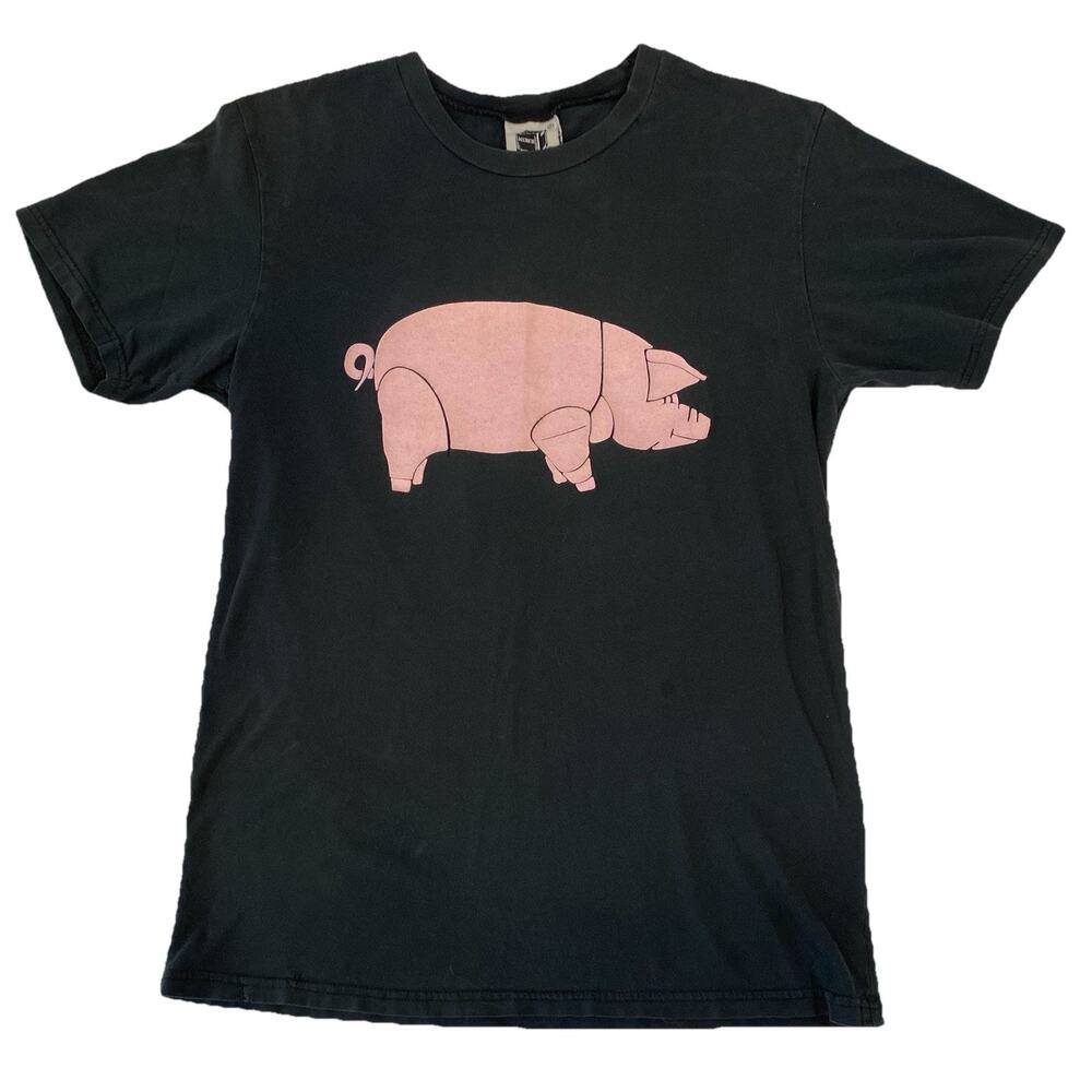 Vintage PINK FLOYD MERCH Animals Pig T Shirt RARE 2 Sided Nice Fade Men’s Small